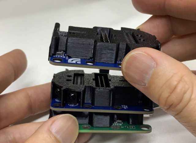 Stack IR Seeker on top to make 3 layers Large